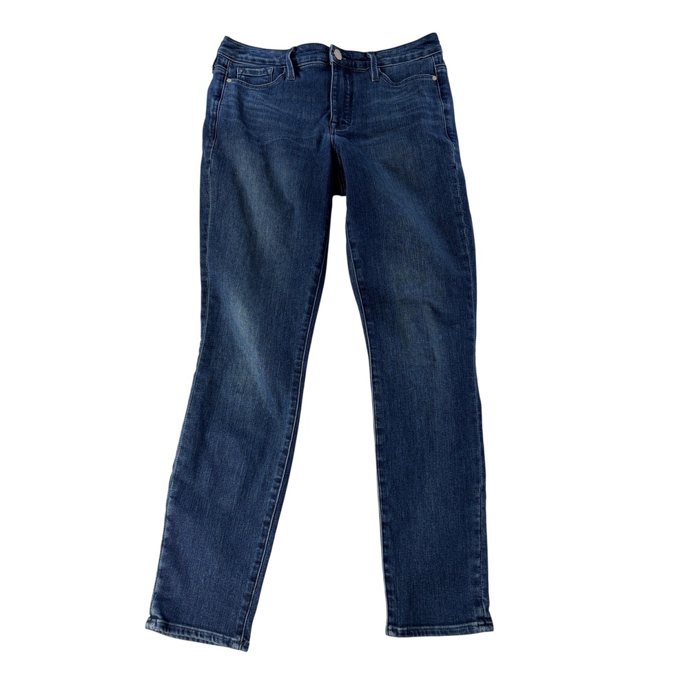 Athleta Jeans Womens 4 Sculptek Skinny Sculpting Performance Denim Blue
